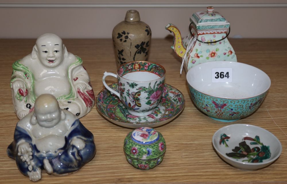 A group of Chinese famille rose ceramics